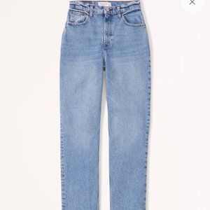 Abercrombie The 90's Straight Ultra High Rise Jean
